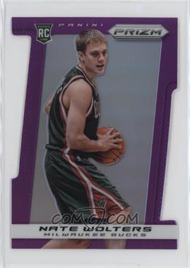 2013-14 Panini Prizm - [Base] - Purple Prizm Die-Cut #268 - Nate Wolters /49