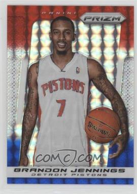 2013-14 Panini Prizm - [Base] - Red White & Blue Mosaic Prizm #177 - Brandon Jennings