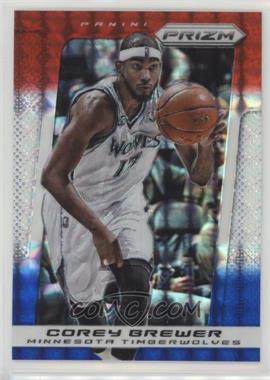 2013-14 Panini Prizm - [Base] - Red White & Blue Mosaic Prizm #192 - Corey Brewer