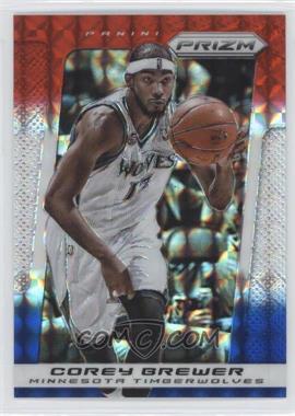 2013-14 Panini Prizm - [Base] - Red White & Blue Mosaic Prizm #192 - Corey Brewer