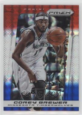 2013-14 Panini Prizm - [Base] - Red White & Blue Mosaic Prizm #192 - Corey Brewer