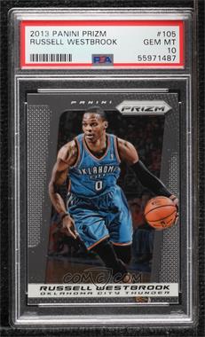 2013-14 Panini Prizm - [Base] #105 - Russell Westbrook [PSA 10 GEM MT]