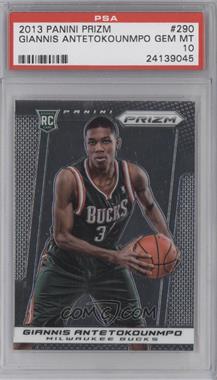 2013-14 Panini Prizm - [Base] #290 - Giannis Antetokounmpo [PSA 10 GEM MT]