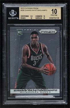 2013-14 Panini Prizm - [Base] #290 - Giannis Antetokounmpo [BGS 10 PRISTINE]