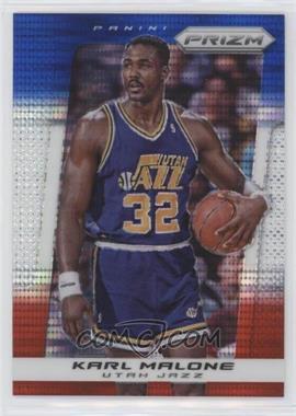 2013-14 Panini Prizm - Blue White & Red Pulsar Prizm #75 - Karl Malone