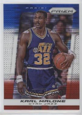 2013-14 Panini Prizm - Blue White & Red Pulsar Prizm #75 - Karl Malone