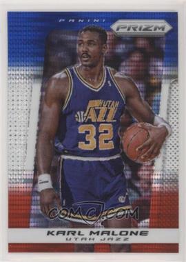 2013-14 Panini Prizm - Blue White & Red Pulsar Prizm #75 - Karl Malone