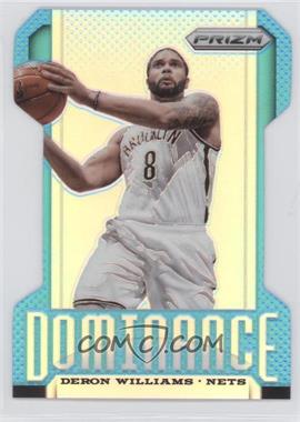 2013-14 Panini Prizm - Dominance - Light Blue Prizm Die-Cut #15 - Deron Williams /199