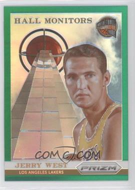 2013-14 Panini Prizm - Hall Monitors - Retail Green Prizm #15 - Jerry West