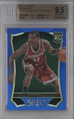 2013-14 Panini Select - [Base] - Blue Prizm #178 - Giannis Antetokounmpo /49 [BGS 9.5 GEM MINT]