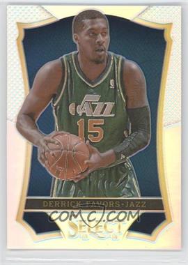 2013-14 Panini Select - [Base] - Silver Prizm #82 - Derrick Favors