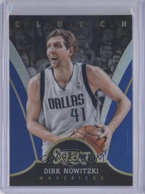 2013-14 Panini Select - Clutch - Blue Prizm #1 - Dirk Nowitzki /49