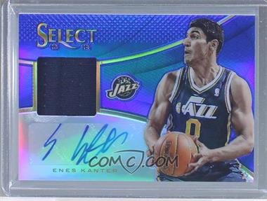 2013-14 Panini Select - Jersey Autograph - Blue Prizm #11 - Enes Kanter /20