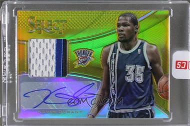 2013-14 Panini Select - Jersey Autograph - Gold Prizm #25 - Kevin Durant /10 [Uncirculated]