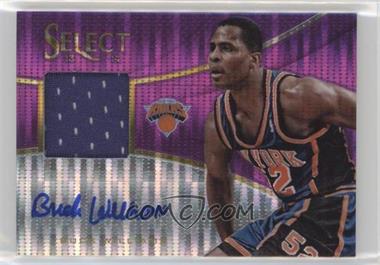 2013-14 Panini Select - Jersey Autograph - Purple Prizm #12 - Buck Williams /99