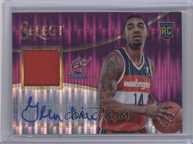 2013-14 Panini Select - Rookie Jersey Autograph - Purple Prizm #3 - Glen Rice Jr. /99