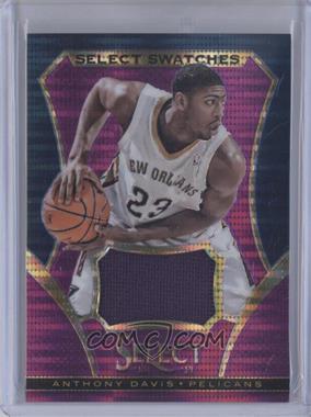 2013-14 Panini Select - Select Swatches - Purple Prizm #20 - Anthony Davis /60