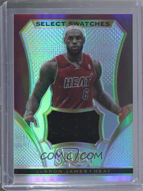 2013-14 Panini Select - Select Swatches - Silver Prizm #7 - LeBron James /25