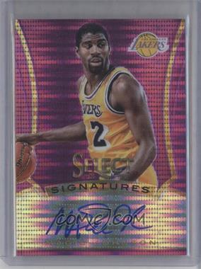 2013-14 Panini Select - Signatures - Purple Prizm #37 - Magic Johnson /25