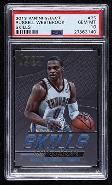 2013-14 Panini Select - Skills #25 - Russell Westbrook [PSA 10 GEM MT]