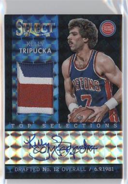 2013-14 Panini Select - Top Selections Jersey Autograph - Black Prizm #27 - Kelly Tripucka /1