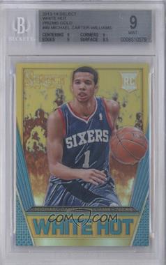 2013-14 Panini Select - White Hot - Gold Prizm #49 - Michael Carter-Williams /10 [BGS 9 MINT]