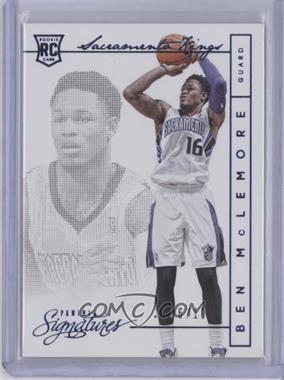 2013-14 Panini Signatures - [Base] - Blue #338 - Ben McLemore /10