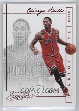 2013-14 Panini Signatures - [Base] - Red #148 - Derrick Rose /10