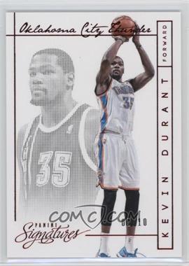 2013-14 Panini Signatures - [Base] - Red #19 - Kevin Durant /10