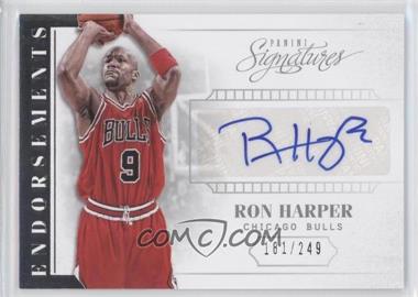 2013-14 Panini Signatures - Endorsements #5 - Ron Harper /249