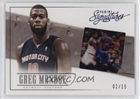 Greg Monroe #/15