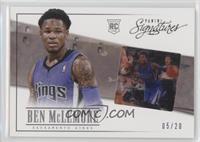 Ben McLemore #/20