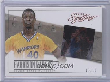 2013-14 Panini Signatures - Film - Red #111 - Harrison Barnes /10