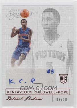 2013-14 Panini Signatures - Rookie Signatures - Red #36 - Kentavious Caldwell-Pope /10