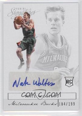 2013-14 Panini Signatures - Rookie Signatures #26 - Nate Wolters /199