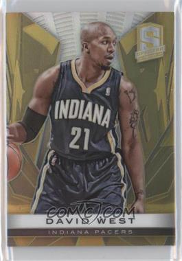 2013-14 Panini Spectra - [Base] - Gold #39 - David West /10