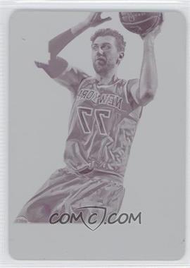 2013-14 Panini Spectra - [Base] - Printing Plate Magenta #15 - Andrea Bargnani /1