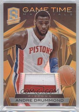 2013-14 Panini Spectra - Game Time Materials - Gold Prime #1 - Andre Drummond /10