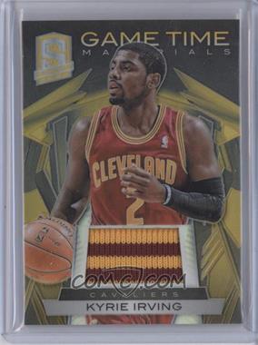 2013-14 Panini Spectra - Game Time Materials - Gold Prime #34 - Kyrie Irving /10