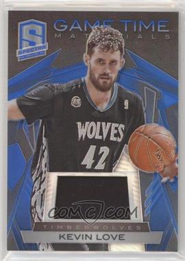 2013-14 Panini Spectra - Game Time Materials #14 - Kevin Love /15