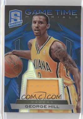 2013-14 Panini Spectra - Game Time Materials #19 - George Hill /15