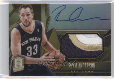 2013-14 Panini Spectra - Jersey Autographs - Gold #35 - Ryan Anderson /10