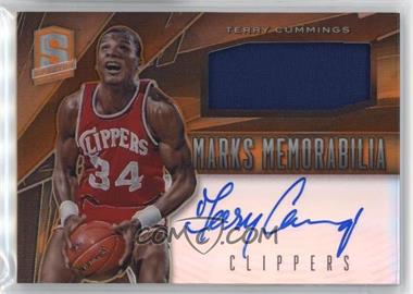 2013-14 Panini Spectra - Marks Memorabilia - Orange #15 - Terry Cummings /60