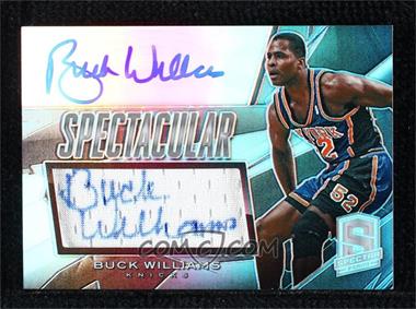 2013-14 Panini Spectra - Spectacular Swatch Signatures - Light Blue #1 - Buck Williams /60