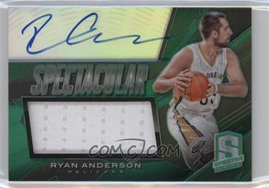 2013-14 Panini Spectra - Spectacular Swatch Signatures #65 - Ryan Anderson /75