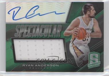 2013-14 Panini Spectra - Spectacular Swatch Signatures #65 - Ryan Anderson /75