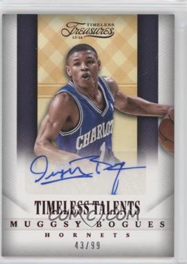 2013-14 Panini Timeless Treasures - Timeless Talents Autographs - Ruby #39 - Muggsy Bogues /99