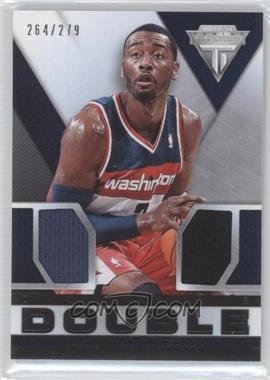 2013-14 Panini Titanium - Double-Double Jerseys #34 - John Wall /279