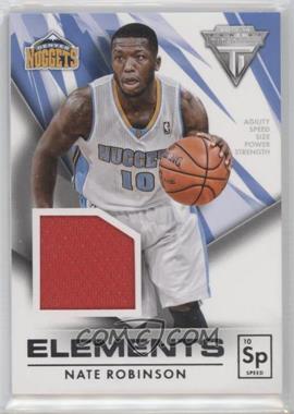 2013-14 Panini Titanium - Elements Materials #52 - Nate Robinson