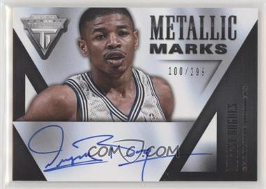 2013-14 Panini Titanium - Metallic Marks Autographs #9 - Muggsy Bogues /299